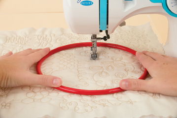 Nancy Zieman, Sewing With Nancy, shows how to stipple quilts.