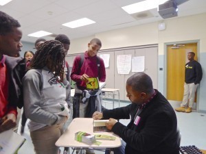 Lamar Signing at Kelly Miller Middle School, Washington, DC