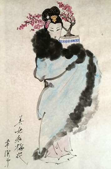 womanandplumblossoms1