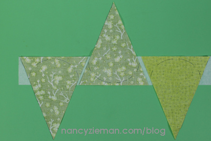 2015 Adventure Quilt Block of the Month by Nancy Zieman/Carefree Curves Template