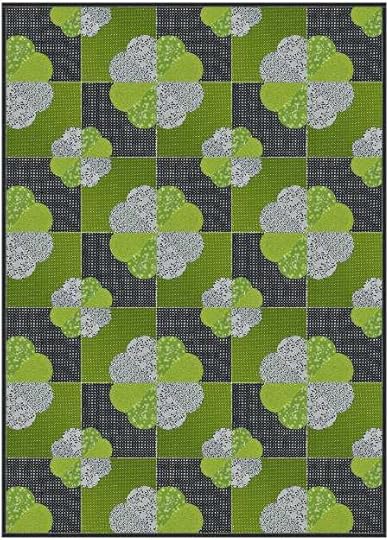 2015 Adventure Quilt Block of the Month by Nancy Zieman/Carefree Curves Template