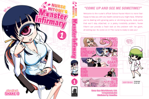 from http://sevenseasentertainment.tumblr.com/post/110000162705/nurse-hitomis-monster-infirmary-volume-1-story