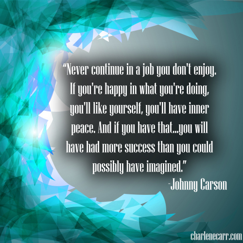 never continue charlene carr