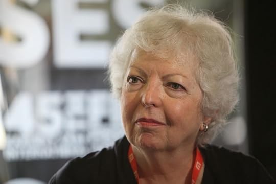 American film editor Thelma Schoonmaker at 2010 Karlovy Vary International Film Festival (2010). Photo by Petr Novák, Wikipedia. CC BY-SA 3.0 via Wikimedia Commons.