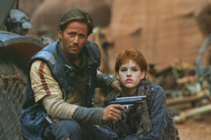 Peter Strauss in Spacehunter: Adventures in the Forbidden Zone.