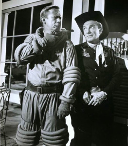 Allan Melvin (left) in Lost in Space.