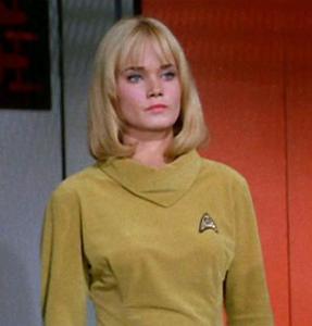 Andrea Dromm as Yeoman Smith in Star Trek.