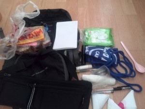 Minimalist Packing List for World Travel - Front Pocket