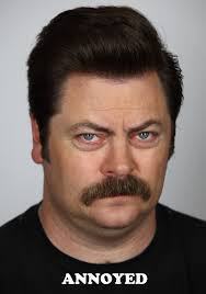 ...or you'll make Ron Swanson annoyed. You don't want to make Ron Swanson annoyed. Trust me.