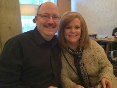 Jeff and Barb - all smiles. As usual.
