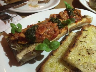Smoked bone marrow, lampredotto, agliata