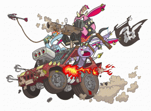 rocky road warriors art