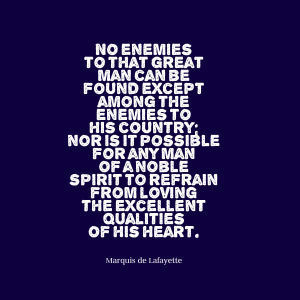 Lafayette another quote