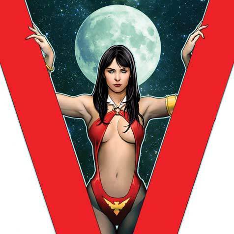 Frank Cho: V for Vampirella cover art