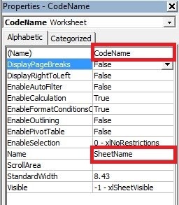 VBESheetProperties