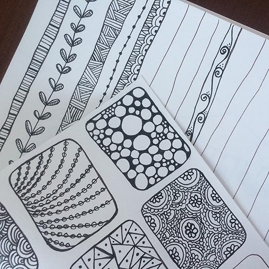 Collect patterns and borders to use in your doodles