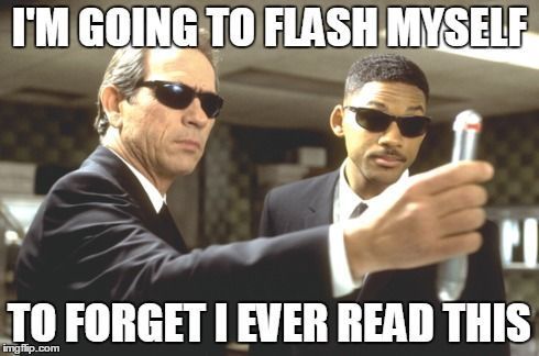 i'm going to flash myself...