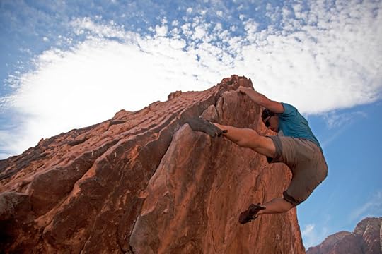 Red Rock climber