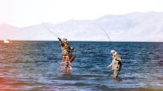 Pyramid Lake fishermen