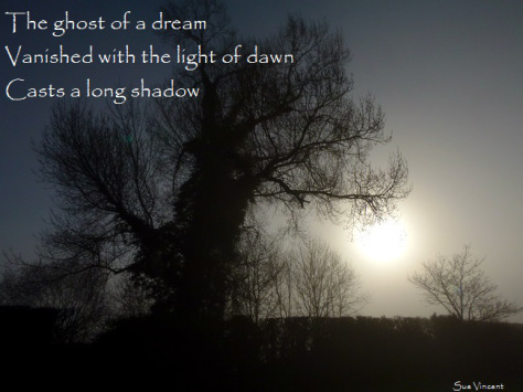 The ghost of a dream, vanished with the light of dawn, casts a long shadow