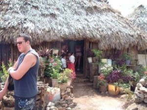 MayanVillageFlowers&Hut