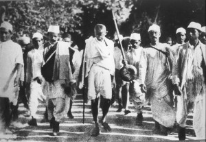 Gandhi's salt march