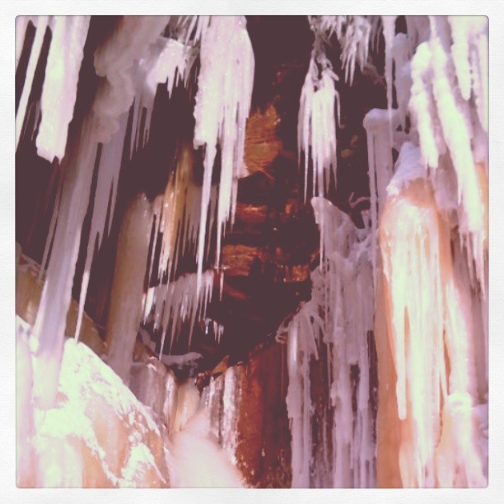 {Prehistoric Amber} Northwoods Spotlight: The Apostle Islands Ice Caves | AmberLCarter.com