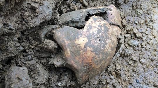 Skull thought to be that of Bodica's found near the Roman tombstone (speculation only as tests have not yet been carried out)