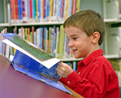boy reading