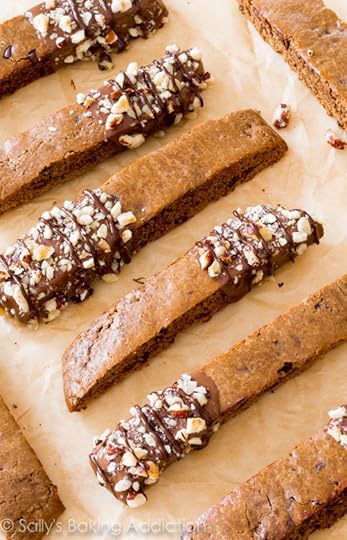 Mocha Chip Biscotti recipe on sallysbakingaddiction.com-- my favorite biscotti recipe with tons of chocolate and coffee flavor!