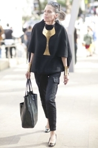 golden necklace and cuffs