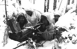 Finnish Army machine gun crew during the Winter War, 21 Feb 1940