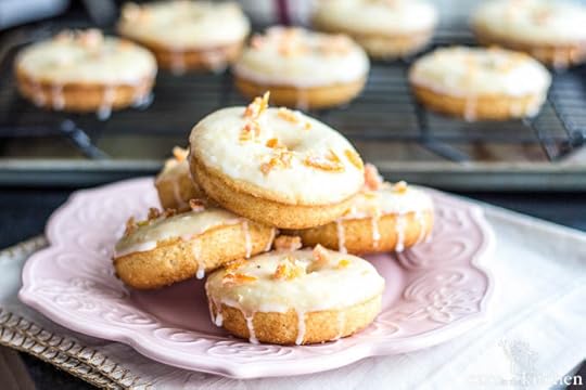 Grapefruit Buttermilk Donuts with Candied Zest | Club 31 Women | club31women.com #grapefruit