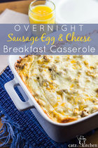 Overnight-sausage-egg-cheese-breakfast-casserole by Catz in the Kitchen