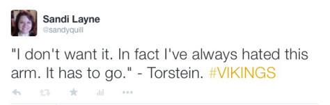 Torstein arm tweet j