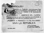 Guerrilla leaflet 1945,b&w