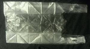 How to Fold a Plastic Bag to Maximize Space (1)