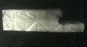 How to Fold a Plastic Bag to Maximize Space (2)