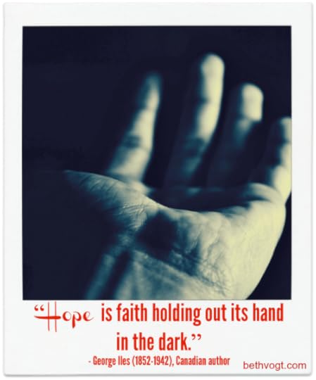 hope is faith in dark. Iles. 2015