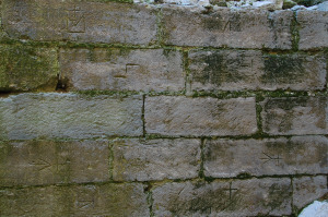 Medieval mason's marks ensure the masons get paid for the stones they cut.