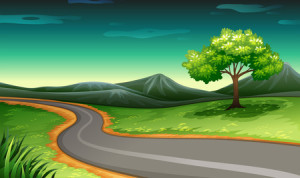 A long winding road