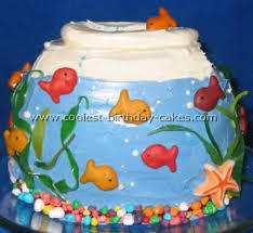 So many fun Goldfish birthday cakes on the internet. Norman wants one!