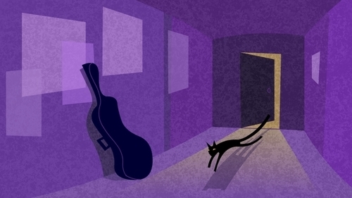 Another sample: This has the feel of that scary SCRITCH SCREETCH night scene, doesn't it?