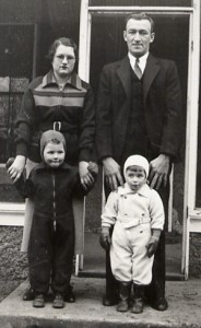 Mom, Dad, Larry, Carleen 1937, Rochester