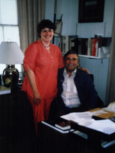 A younger me with Star Trek creator, Gene Roddenberry