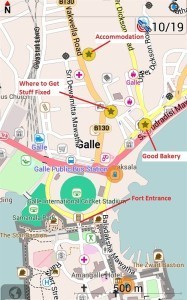 Exploring Galle - Map of Galle