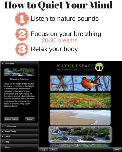 How to quiet your mind