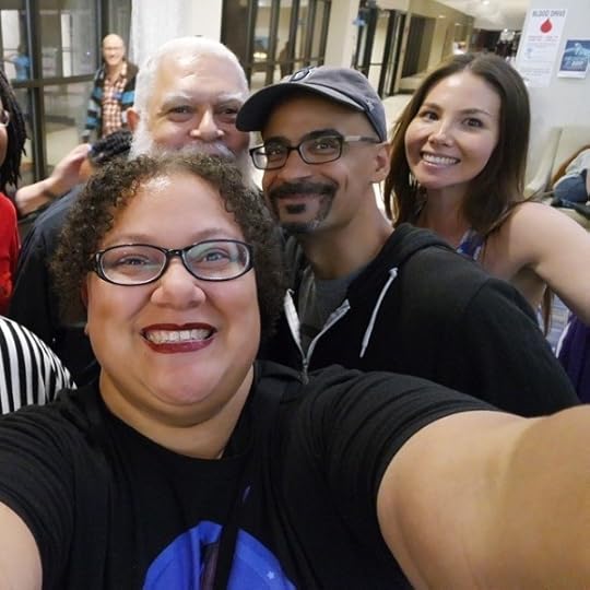 me with Delany, Diaz, and Liu