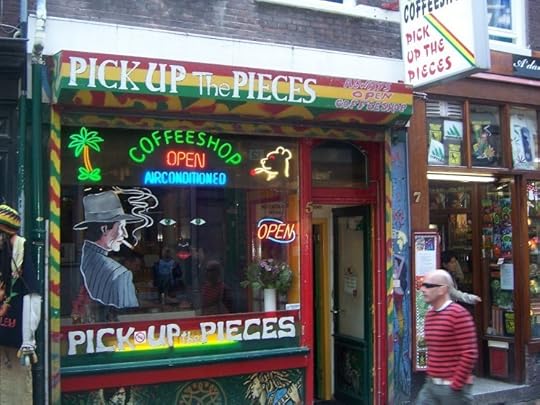 Cannabis coffee shop in the city center of Amsterdam, The Netherlands. Public Domain via Wikimedia Commons