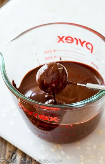 Dark Chocolate Key Lime Pie Truffles recipe on sallysbakingaddiction.com